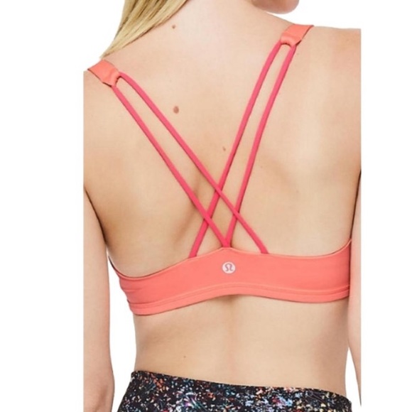 lululemon athletica Other - Lululemon Athletica Coral Sports Bra Size 6